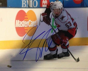 CAROLINA HURRICANES JEFF SKINNER SIGNED NEW 2013 ACTION 8x10 PHOTO W/PROOF W/COA - Picture 1 of 2