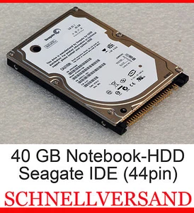 40 GB IDE PATA FAST NOTEBOOK HARD DRIVE IBM THINKPAD R52 T20 T21 T22 T23 - Picture 1 of 1