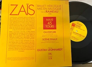 GUSTAV LEONHARDT / RAMEAU Zais  overture - final scene / STIL   45 RPM - Picture 1 of 1