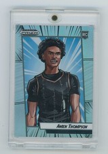 2023 -24 Panini Prizm Draft Amen Thompson Rookie Manga Silver Prizm SP