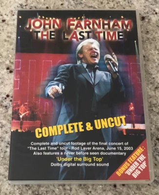 JOHN FARNHAM THE LAST TIME COMPLETE AND UNCUT - DVD 2003 - LIKE NEW - Image 1 of 4
