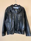 Boston Outfitters Men's Black Leather Jacket, 2XL. Condition Is Very good.