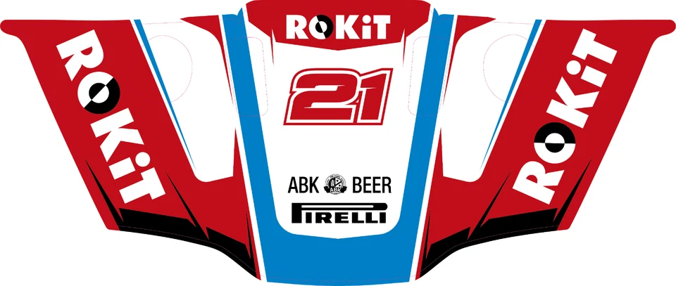 Williams Skin for Logitech G29 G920 G27 G25 Custom Vinyl Decal Sticker Graphic 2 - Image 1 of 1