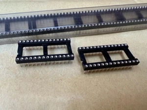 48 Pin DIP/DIL Turned Pin IC Socket Connector 0.6" Pitch Gold Contact x5pcs - Picture 1 of 3