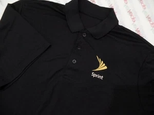 Sprint Poloshirt schwarz Mitarbeiter XL Uniform Kurzarm - Bild 1 von 8