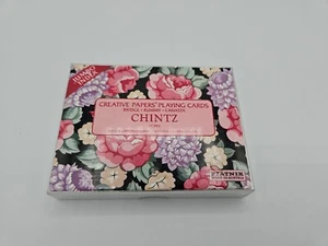Chintz Playing Cards Creative Papers Piatnik Austria Rose Bridge 2 Decks Jumbo  - Picture 1 of 5