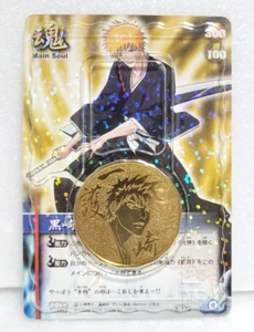 BLEACH SOUL CARD BATTLE Ichigo Kurosaki medalla Bandai Anime Salto - Imagen 1 de 6