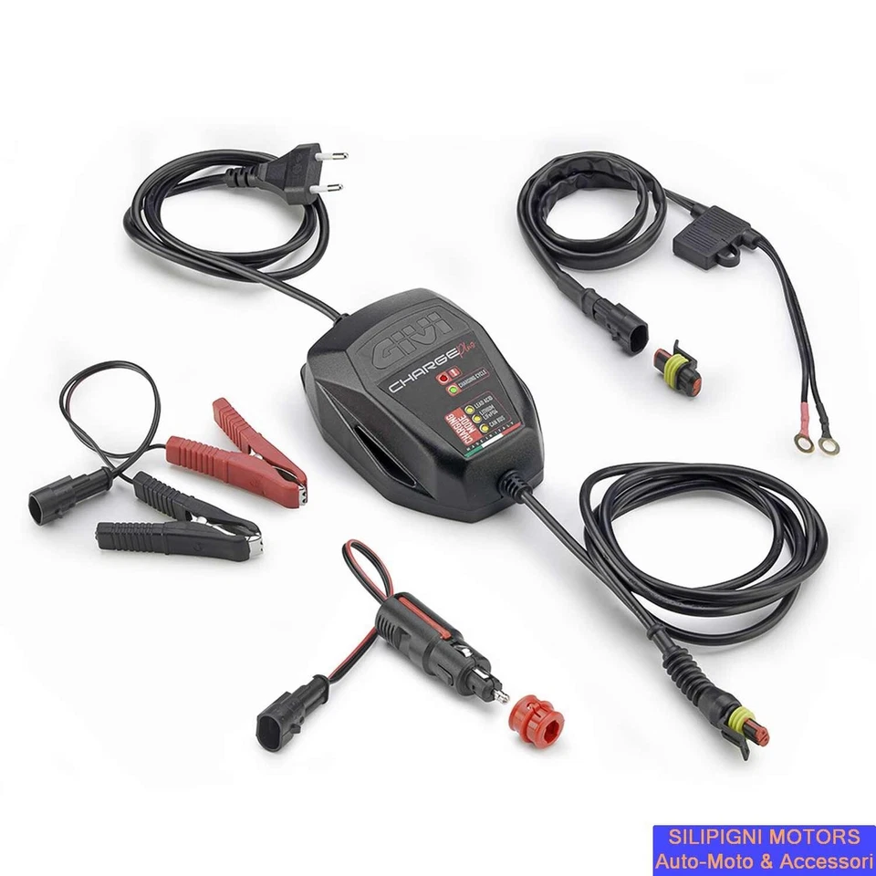 Caricabatterie / Mantenitore per tutte le Batterie Moto - Givi S511 Charge Plus