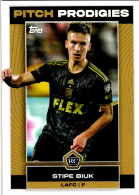 2023 Topps MLS - Pitch Prodigies  Stipe Biuk #6 Los Angeles FC (RC) - Image 1 of 2