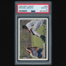 1995 Collector's Choice 500 Michael Jordan PSA 10