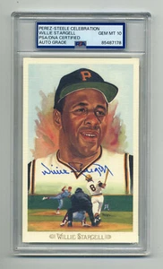 WILLIE STARGELL SUPERB GEM MINT 10 PSA/DNA SIGNED PEREZ STEELE CELEBRATION CARD - Picture 1 of 1