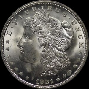 1921 Philedelphia Morgan Silver Dollar Original Mint Luster Full Roll 20 Coins