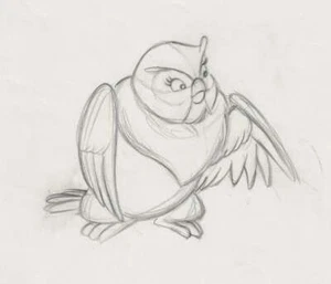 D3399: Original Disney "Fox and the Hound" Animation Drawing - Photo 1 sur 1