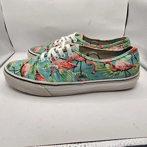 Vans Off the Wall Pink Flamingo & Palm Trees Skate Shoes Men’s Size 10.5 W 12 - Picture 1 of 9
