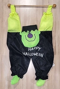 Vintage Nylon Hanging Frankenstein Happy Halloween Decor 24"L - Picture 1 of 7