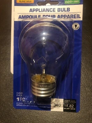New Oven  Light Bulb 40 Watt Appliance High Temperature 300 Degree Res - Image 1 of 2