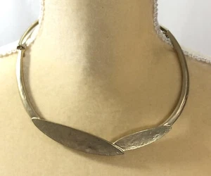 Gargantilla collar Chico's tono dorado - 15 pulgadas de largo - Imagen 1 de 10