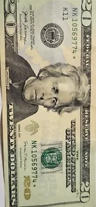 $ 20 Dollar Reserves Star Note - Picture 1 of 4