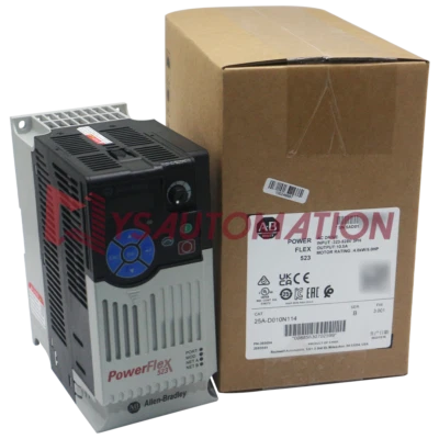 Sealed New 25A-D010N114 Allen Bradley PowerFlex 523 4kW (5Hp) AC Drive - Image 1 of 4