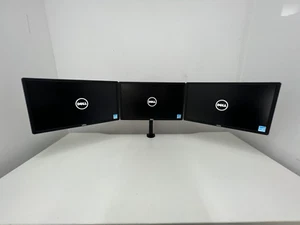 Triple Monitor Setup for Trading Gaming Home Office 3 x 22in Monitors and Stand - Photo 1/7