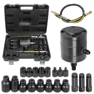 Pneumatic Injector Puller Air Power Diesel Injector Extractor Tool 19 Adapters - Picture 1 of 13