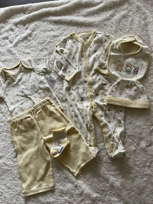 Vitaminas Bebé Juego 6 Piezas Patos Amarillo Crema Talla 3M Nuevo Foto 1 de 4