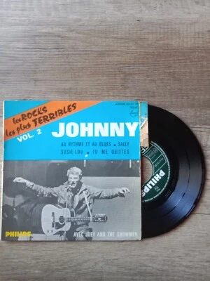 Johnny Hallyday Les Rocks les plus Terribles 45t BIEM - Photo 1/3