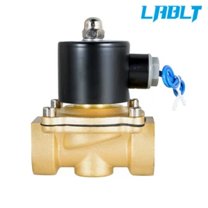 Electroválvula eléctrica LABLT 1" NPT 110V 120V voltios CA latón agua aire gas NC - Imagen 1 de 7