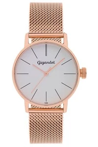 Gigandet Donna Orologio Al Quarzo IN Acciaio Inox Cinturino IN Metallo Argento - - Foto 1 di 6