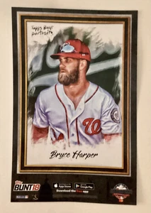 2018 Bryce Harper 17 X 11 Topps Bunt Poster Portrait MLB ASG Washington DC - Picture 1 of 1