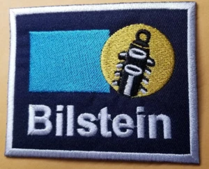 Embroidered Bilstein Shock Suspension Systems Patch approx. 2.75x3.5" - Picture 1 of 2