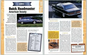 Buick Roadmaster - 1990/2000 A Century Of Cars - Hachette Page - Picture 1 of 1