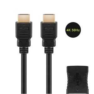 HighSpeed HDMI Kabel Full HD TV 4K Ultra HD XBox 0,5 1m 2m 5m 7,5m 10m Adapter - Bild 1 von 19