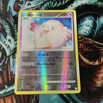 Chansey 76/123 Reverse Holo Mysterious Treasures Pokemon Card Excellent - Image 1 of 4