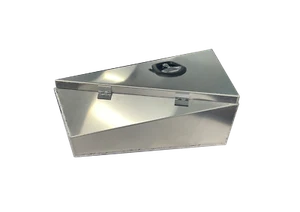 Double 970mm Aluminium Toolbox Tapered Under Tray 4WD Ute Storage Tool Box - Picture 1 of 7