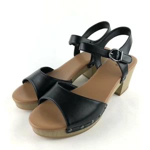 Style & Co Women's Anddreas Faux Leather Peep Toe Slingback Sandals Size 10M - Picture 1 of 10
