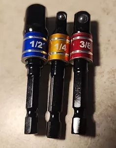 Adaptador de enchufe de taladro de vástago para atornillador de impacto con vástago hexagonal a enchufe cuadrado Dri - Imagen 1 de 2