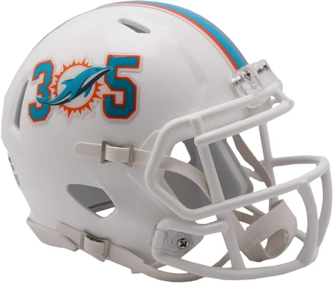 Miami Dolphins Riddell 305 Speed Mini Helmet Cover