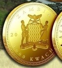 Zambia 1000 kwacha 2014 Rhino Rhinoceros Africa Wildlife Gold Plated Coin