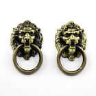 10Pcs Antique Lion Head Cabinet Handle Knobs Closet Drawer Kithen Cupboard Pull