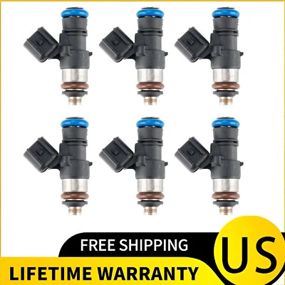 6PCS Fuel Injector For Mazda CX-9 3.5L 2007 & 3.7L 2008-2015 & 6 3.7L 2009-13 - Image 1 of 4