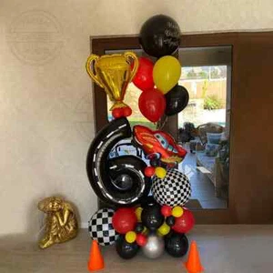 45 Stück Disney Cars Serie Lightning McQueen Luftballons Set für Geburtstagsdeko - Bild 1 von 19