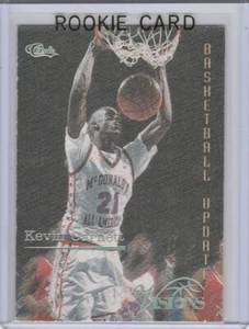 TARJETA DE NOVATO KEVIN GARNETT 1995 Classic Visions ¡RARA McDonald's All-American RC! - Imagen 1 de 2