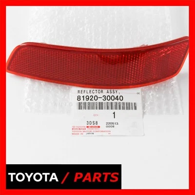 FÁBRICA LEXUS ES300h GS300 GS F PANEL REFLECTOR SERIE TRASERO IZQUIERDO 8191030040 OEM Foto 1 de 4