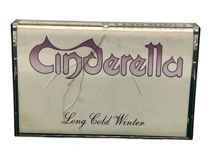 VTG Cinderella Long Cold Winter Cassette Tape 1988 Mercury Records VGC - Picture 1 of 7