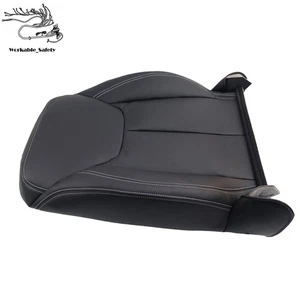 Front Passenger Seat Back Cover Synthetic Leather BLK For Jeep Wrangler 13-2017 - Picture 1 of 24