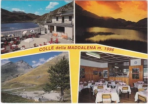 COLLE DELLA MADDALENA - CUNEO - RIST. ALBERGO E TRAMONTO SUL LAGO -79540- - Picture 1 of 1