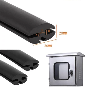 Car Boat Caravan Window Rubber Seal - With Black Filler Strip - 4mm x 8mm - Picture 1 of 1