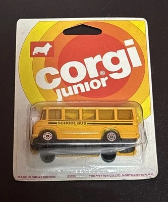 Vintage 1976 CORGI Junior Yellow School 51035 Bus Still In Package - Image 1 of 4