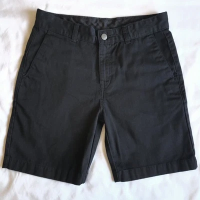 Volcom Men’s 30 Black Skateboard Beachy Casual Chino Shorts Embroidered Logo - Image 1 of 4